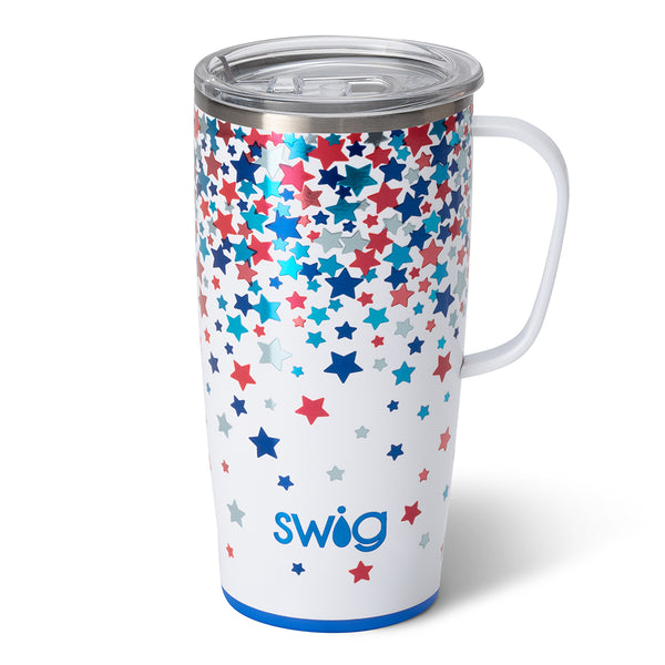 Swig Life 22oz Star Spangled Insulated Travel Mug with Handle