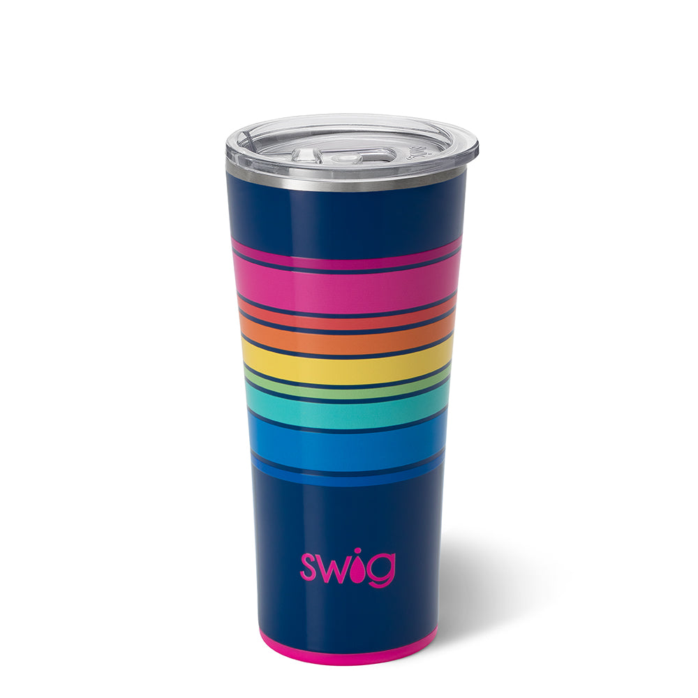 Swig Life Travel Mug with Handle - Tennessee Tristar Insulated Stainless Steel - 22oz - Dishwasher Safe with A Non-Slip Base