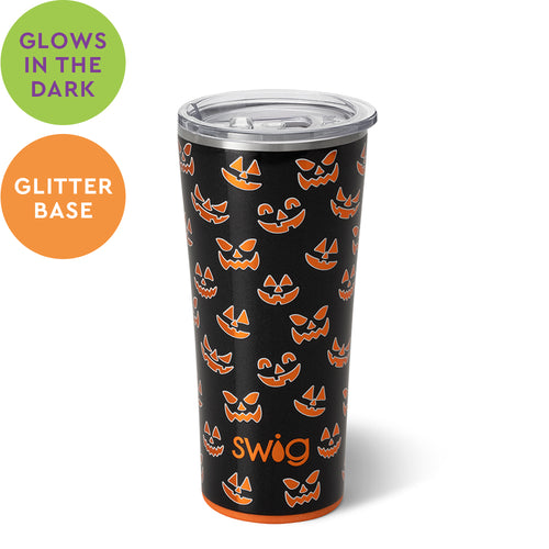 Swig Life 22oz Jeepers Creepers Insulated Tumbler with Glow-in-the-dark pattern