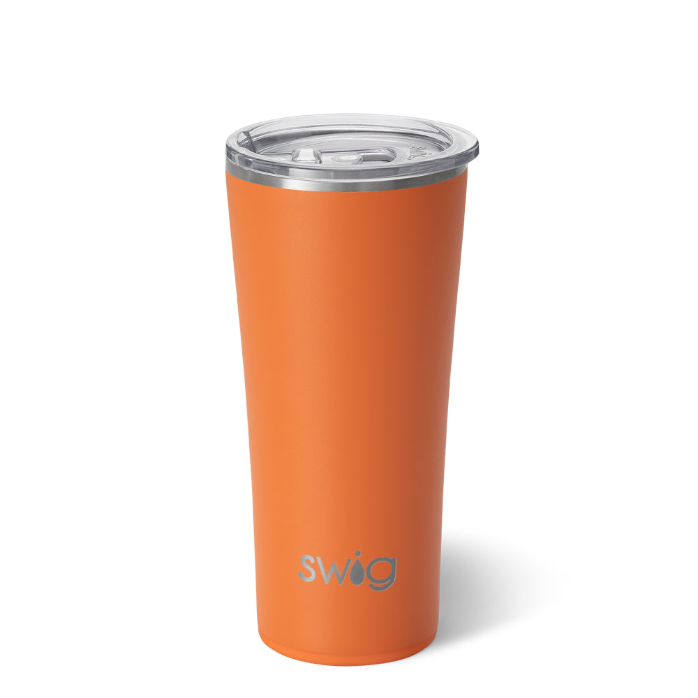 Swig Life 22oz Travel Mug | Insulated Stainless Steel Tumbler with Handle | Boho Desert, Orange