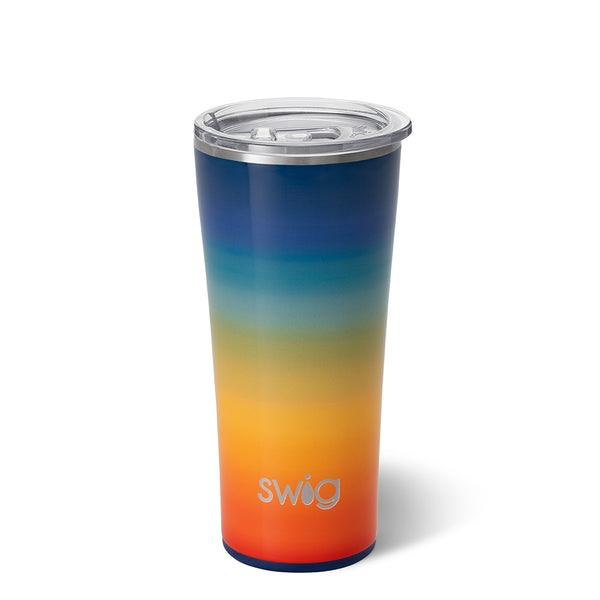 Retro Rainbow Tumbler (22oz)