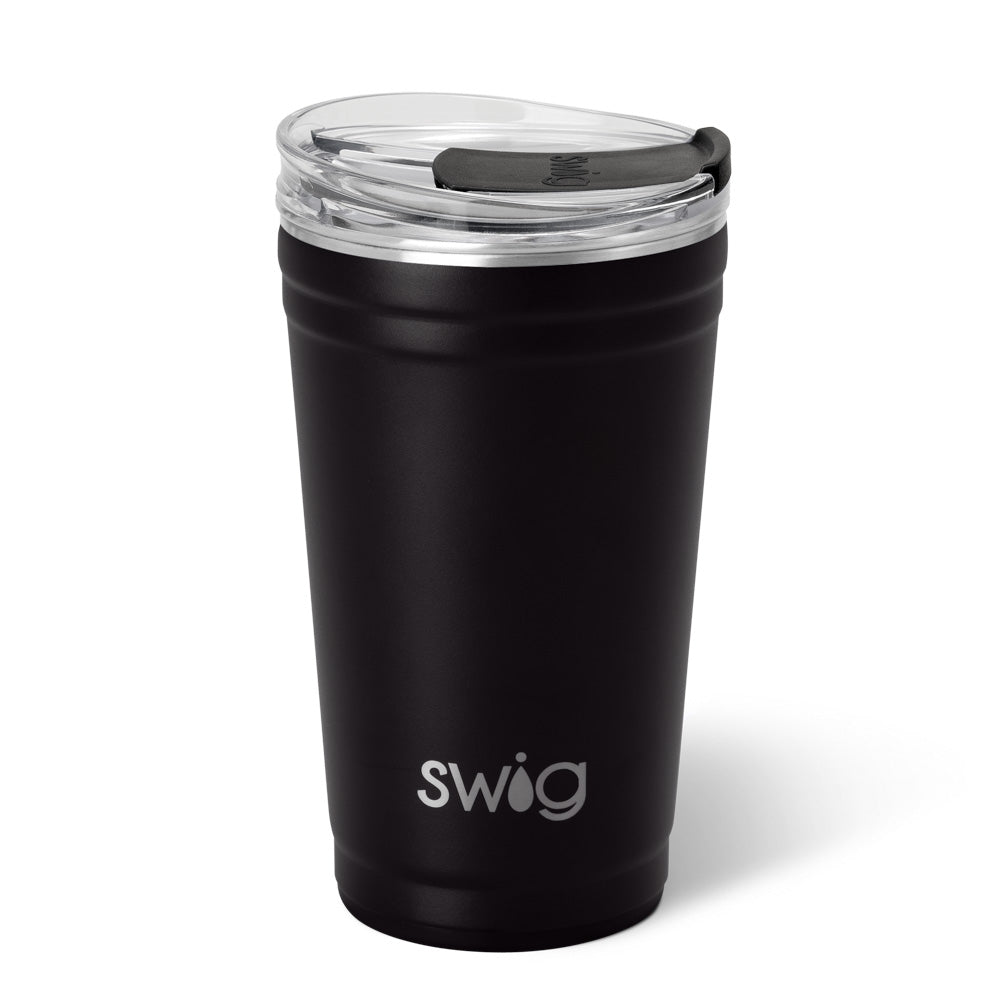 Swig Life Matte Black Drinkware 24 oz Party Cup