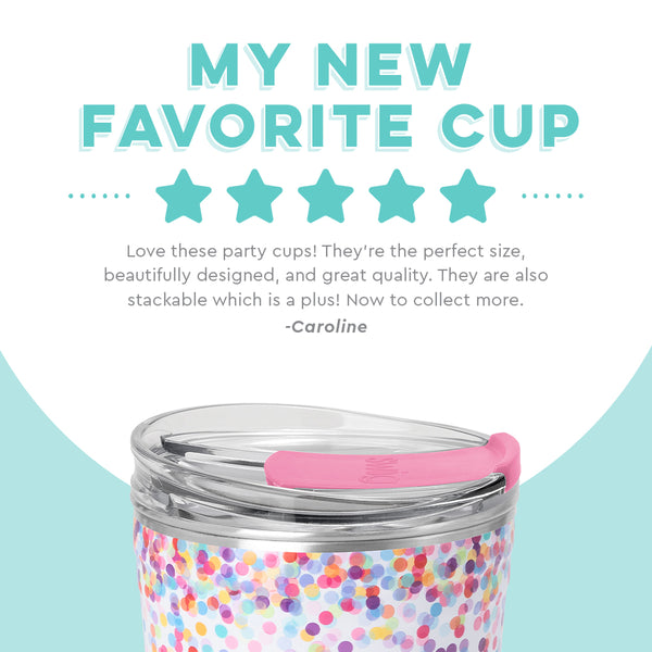 Swig Life customer review on Confetti Insulated 24oz Party Cup - My New Favorite Cup