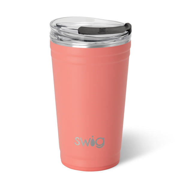 Swig Life 24oz Coral Insulated Party Cup