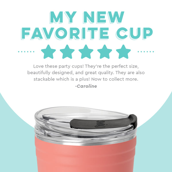 Swig Life customer review on Coral Insulated 24oz Party Cup - My New Favorite Cup