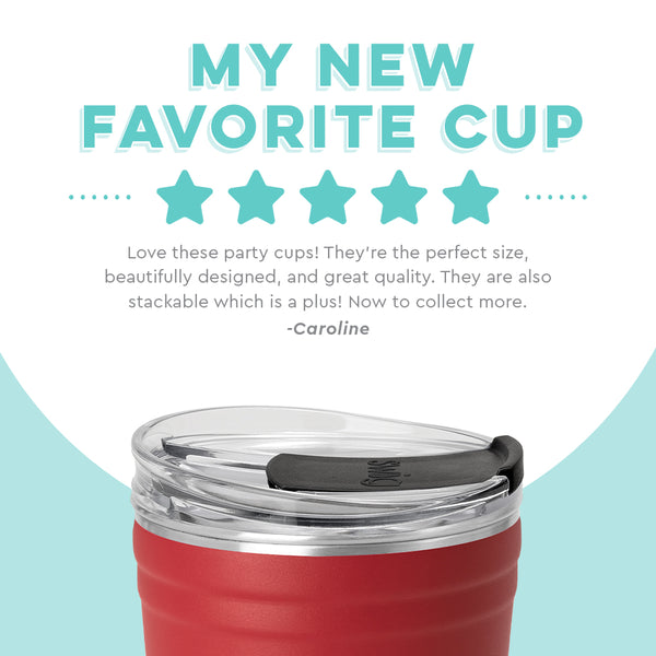 Swig Life customer review on Crimson Insulated 24oz Party Cup - My New Favorite Cup