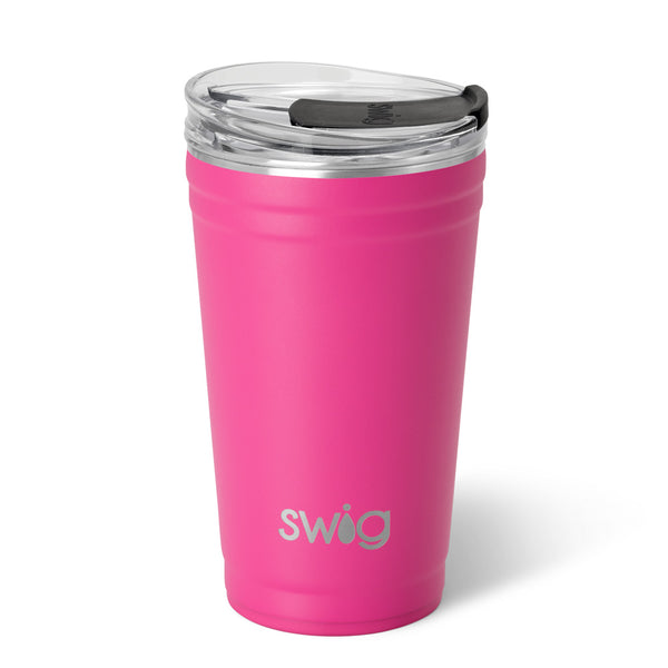 Swig Life 24oz Hot Pink Insulated Party Cup