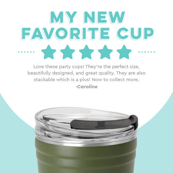 Swig Life customer review on Olive Insulated 24oz Party Cup - My New Favorite Cup