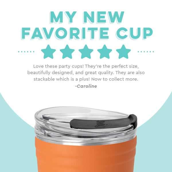 Swig Life customer review on Orange Insulated 24oz Party Cup - My New Favorite Cup
