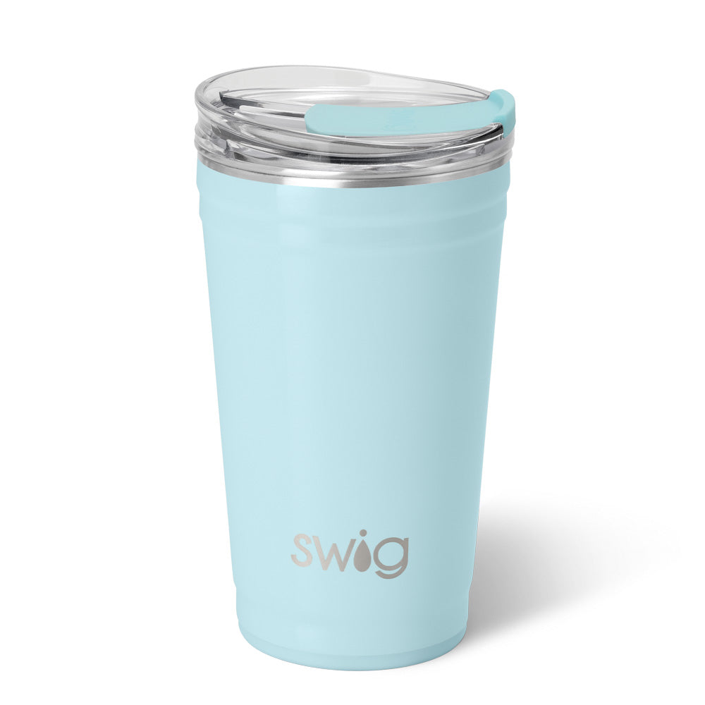 Swig Life 24oz Shimmer Aquamarine Insulated Party Cup