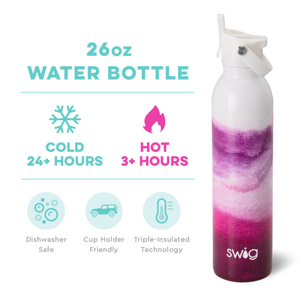 Amethyst Flip + Sip Bottle (26oz)