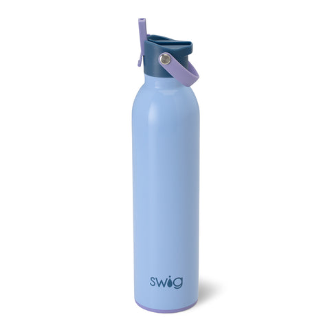 Shimmer Aquamarine Flip + Sip Bottle (20oz)