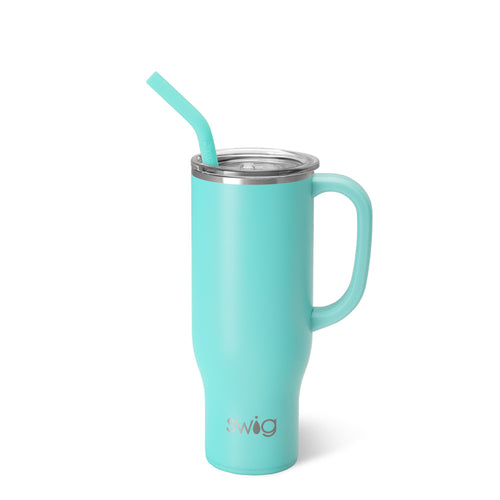 Swig Life 30oz Aqua Insulated Mega Mug with Handle