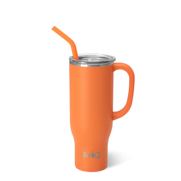 Swig Life 30oz Orange Insulated Mega Mug with Handle