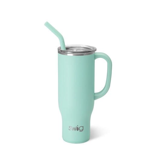 Swig Life 30oz Sea Glass Insulated Mega Mug with Handle