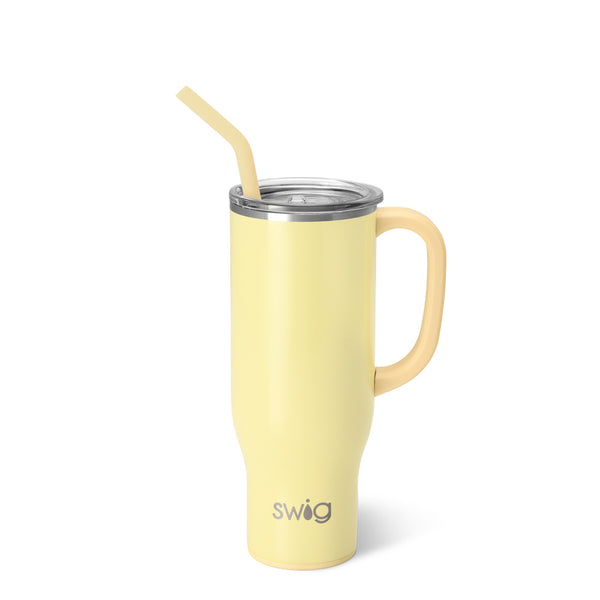 Swig Life 30oz Shimmer Buttercup Insulated Mega Mug with Handle