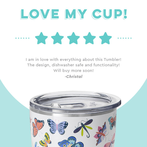 Swig Life customer review on 32oz Butterfly Bliss Tumbler - Love my cup