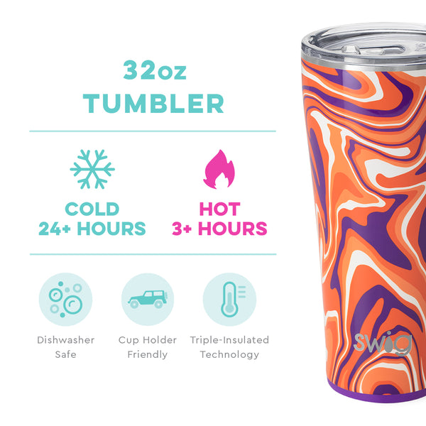 Fanzone Orange + Purple Tumbler (32oz)