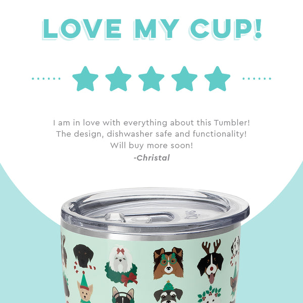 Swig Life customer review on 32oz Happy Howlidays Tumbler - Love my cup