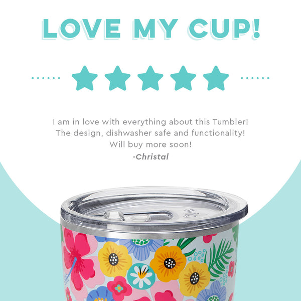 Swig Life customer review on 32oz Island Bloom Tumbler - Love my cup
