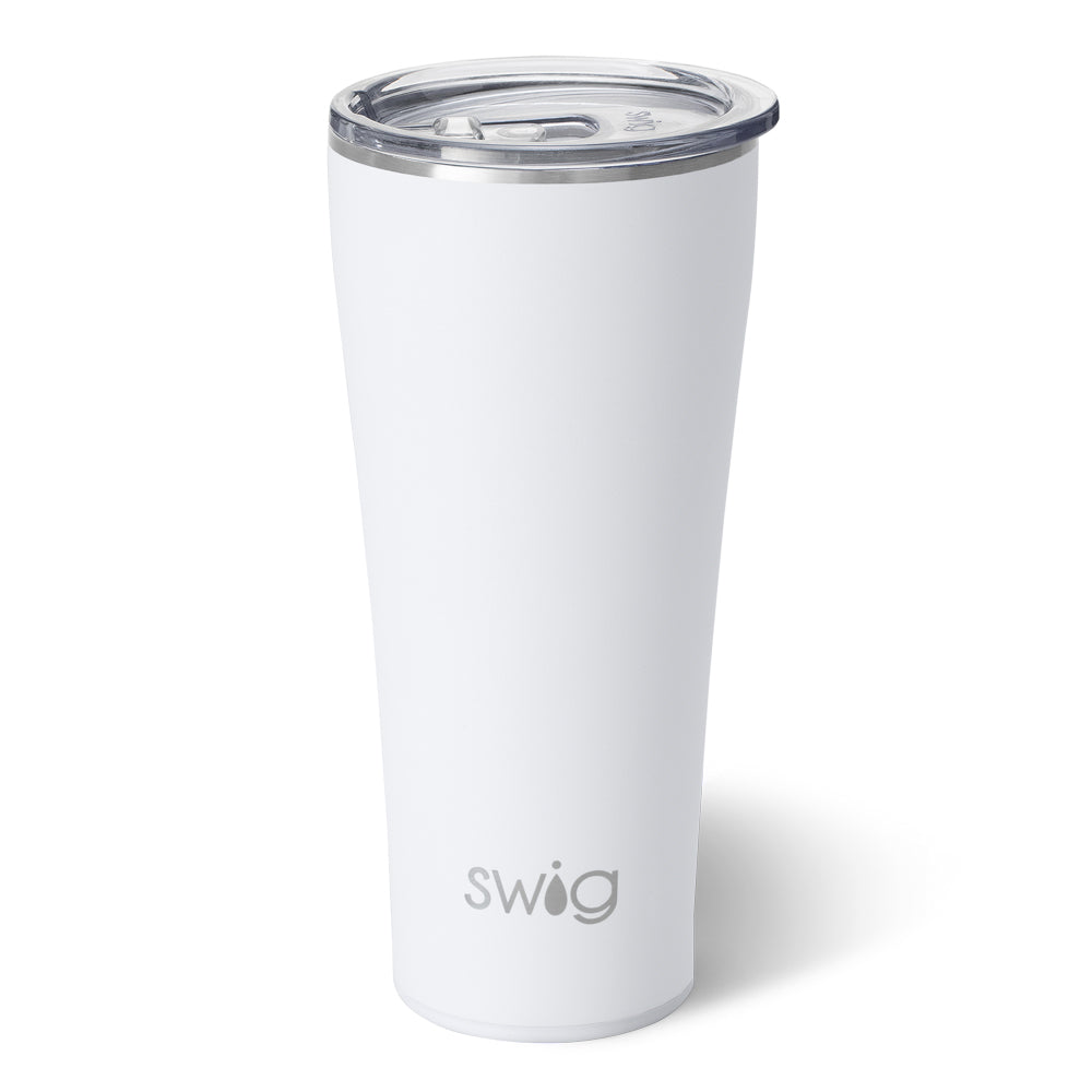 32 oz tumblers wholesale Swig White 32 oz Tumbler