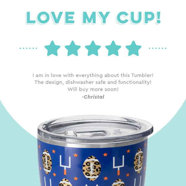 Touchdown Royal + Orange Tumbler (32oz)