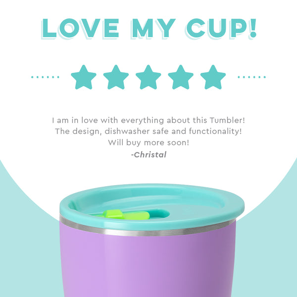 Swig Life customer review on 32oz Ultra Violet Tumbler - Love my cup