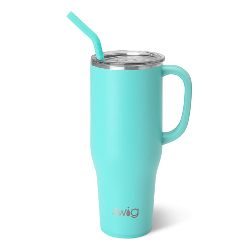 Swig Life 40oz Aqua Insulated Mega Mug with Handle