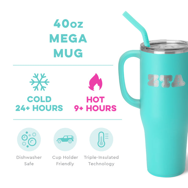 Zeta Tau Alpha Mega Mug (40oz)