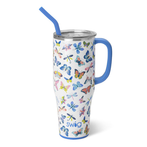 Swig Life 40oz Butterfly Bliss Insulated Mega Mug with Handle