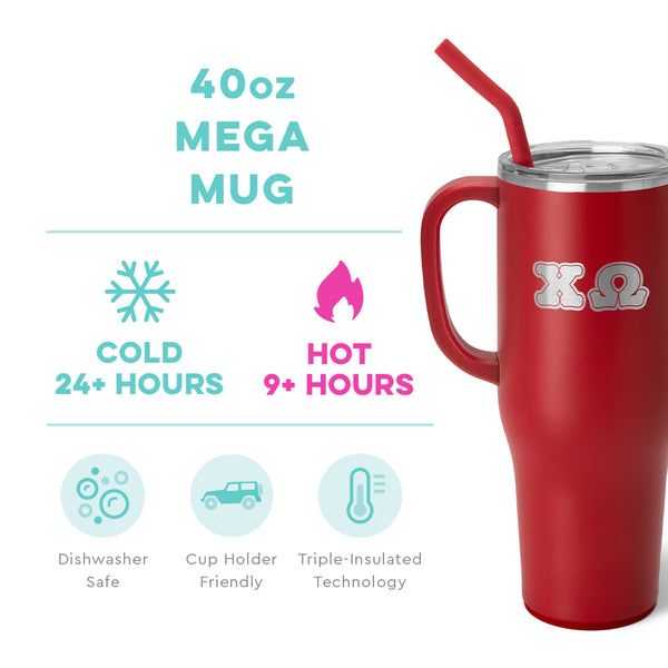 Chi Omega Mega Mug (40oz)