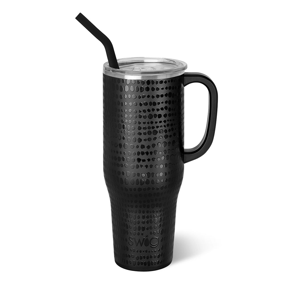 40 Oz Tumbler With Handle Studded Tumbler With Lid and Straw