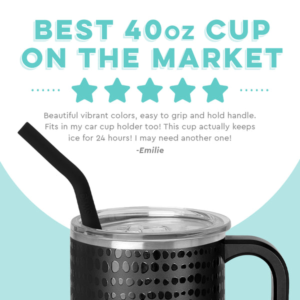Swig Life customer review on 40oz Glamazon Onyx Mega Mug - Best 40oz cup on the market