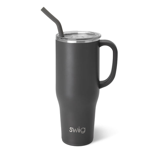 Swig Life 40oz Grey Insulated Mega Mug with Handle