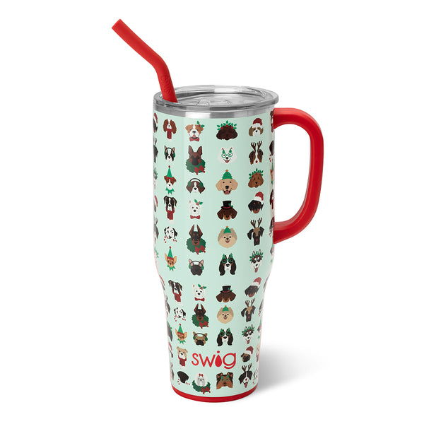 Swig Life 40oz Happy Howlidays Insulated Mega Mug with Handle
