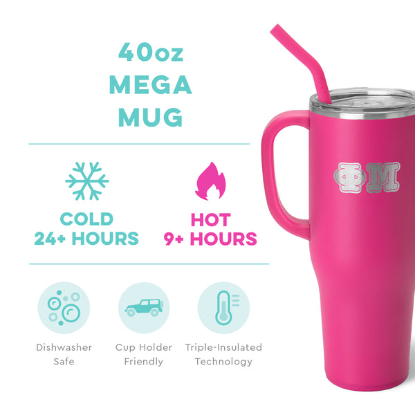Phi Mu Mega Mug (40oz)