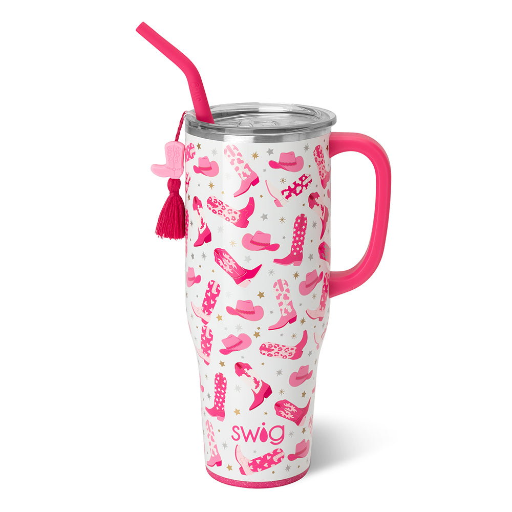 SWIG 40oz Mega Mug- Hot Pink 40oz Cup With Handle- Stanley Dupe Cup –  Juliana's Boutique
