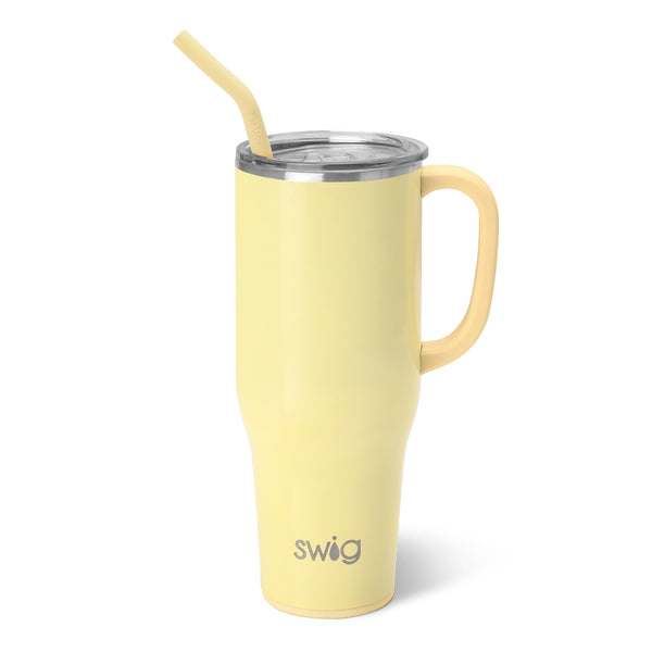 Swig Life 40oz Shimmer Buttercup Insulated Mega Mug with Handle