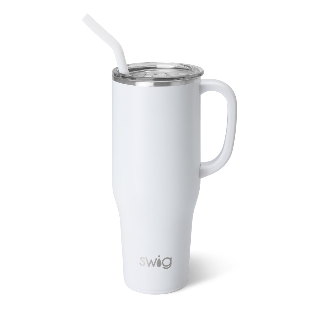 White Mega Mug 40oz – Swig Life
