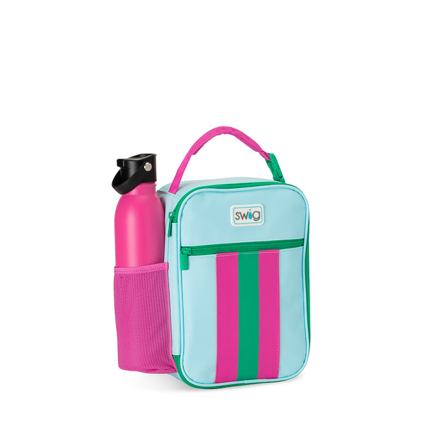 Swig Life Insulated Prep Rally Boxxi Lunch Bag with Hot Pink Flip + Sip Bottle