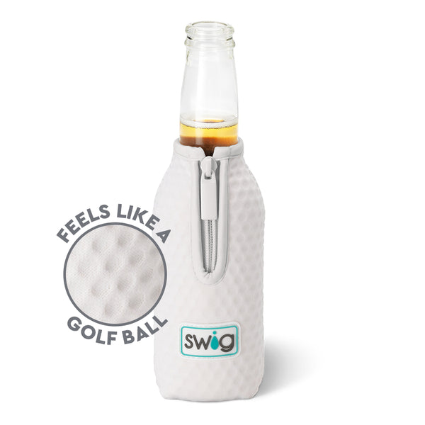 Swig Life Golf  Insulated Neoprene Bottle Coolie with Zipper
