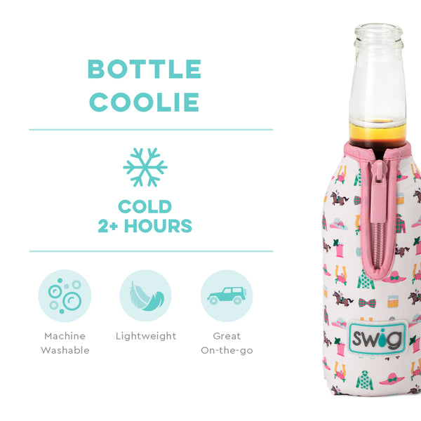 Swig Life Derby Day Insulated Neoprene Bottle Coolie temperature infographic - cold 2+ hours