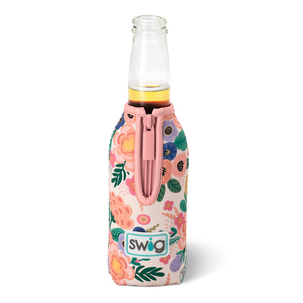 Swig Life Full Bloom Insulated Neoprene Bottle Coolie with Zipper