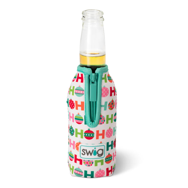Swig Life Hohoho Insulated Neoprene Bottle Coolie with Zipper