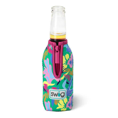 Swig Life Paradise Insulated Neoprene Bottle Coolie with Zipper