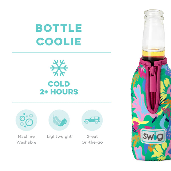 Swig Life Paradise Insulated Neoprene Bottle Coolie temperature infographic - cold 2+ hours