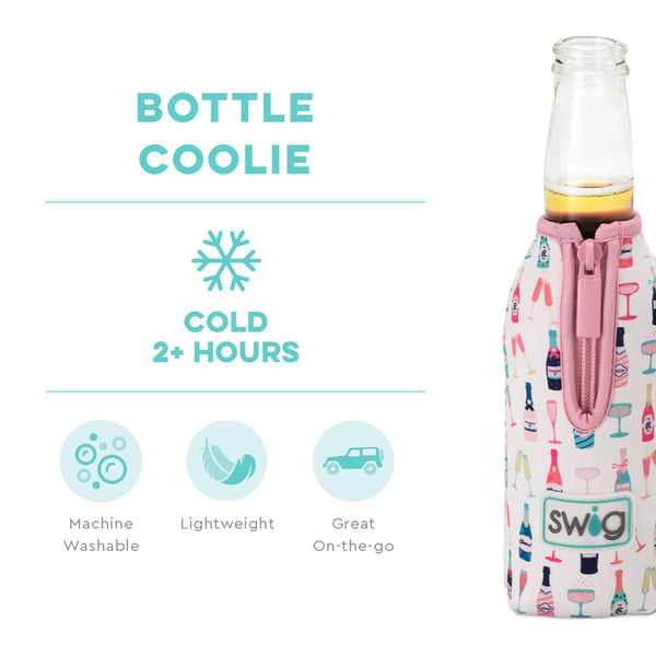 Swig Life Pop Fizz Insulated Neoprene Bottle Coolie temperature infographic - cold 2+ hours