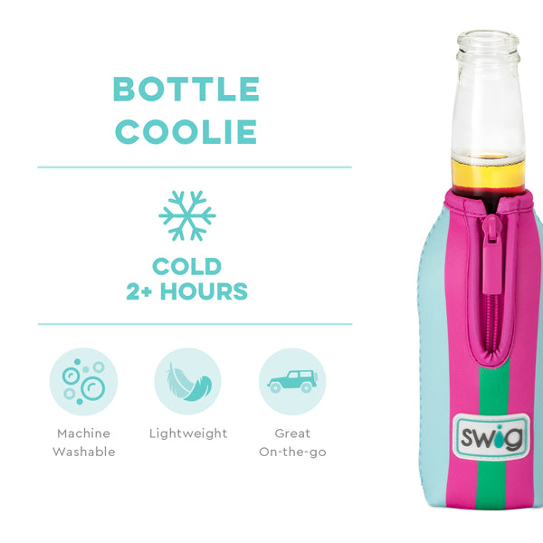 Swig Life Prep Rally Insulated Neoprene Bottle Coolie temperature infographic - cold 2+ hours