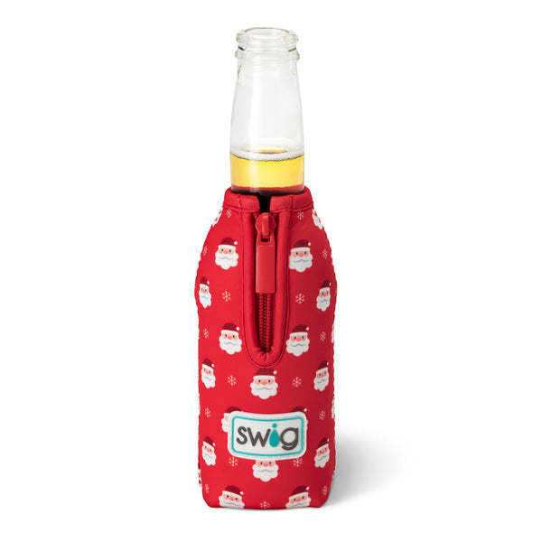Swig Life Santa Baby Insulated Neoprene Bottle Coolie with Zipper