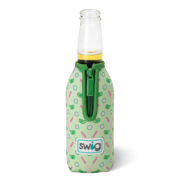 Swig Life Tee Time Insulated Neoprene Bottle Coolie with Zipper